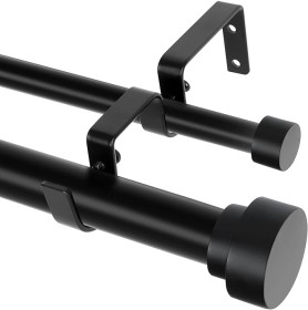 Cortinero Doble Negro