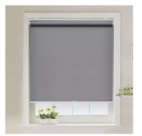 Persiana Blackout Negra 28 x 72