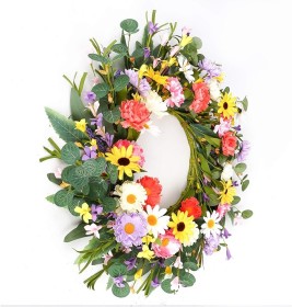 Corona de Flores Artificiales